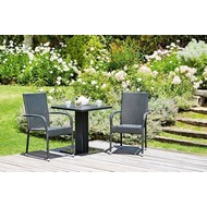 Комплект дачный из кресла Парис и стола 60 с основанием из гранита