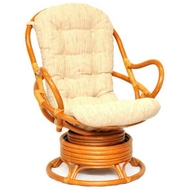 Кресло-качалка вращающееся 05-01 (коньячное)