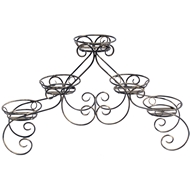 Цветочница Альпы кованная, материал сталь