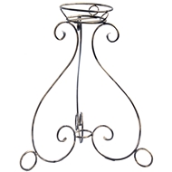 Цветочница Фикус кованная, материал сталь