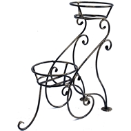 Цветочница Тироль кованная, материал сталь