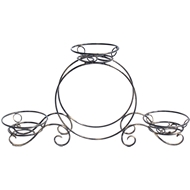 Цветочница Венеция кованная, материал сталь