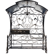 Мангал кованный с крышей Фаворит, материал - сталь 3 мм