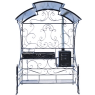 Мангал кованный с крышей Уют, материал - сталь 3 мм