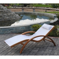 Деревянный шезлонг Мальта (AFM-503C White)
