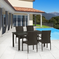 Набор плетеной мебели из иск.ротанга Бальчик T256A-Y379A-W53 Brown 4Pcs
