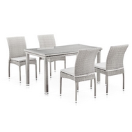 Комплект плетеной мебели Гидель T256C/Y380C-W85 Latte