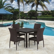 Набор плетеной мебели из иск.ротанга Торонто T257A-Y380A-W53 Brown 4Pcs
