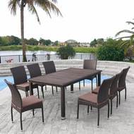 Комплект плетёной мебели Мадисон T347-Y380A-W53 brown 8Pcs