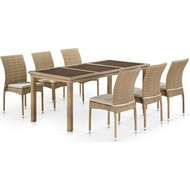 Комплект мебели (T365-Y380B-W65 6PCS Light Brown) Баримо