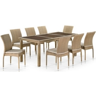 Комплект мебели (T365-Y380B-W65 8PCS Light Brown) Браунтон