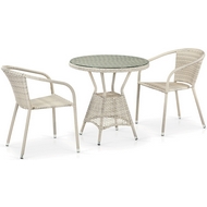 Комплект плетеной мебели Ксанти T705ANT-Y137C-W85 Latte 2Pcs