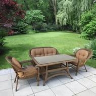 Комплект плетеной мебели из иск.ротанга Лугано T130Bg-LV520BB-Beige-Beige