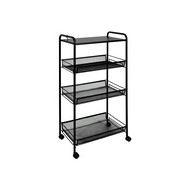 Этажерка напольная Ладья 34КС 4 полки, черный Э357Ч