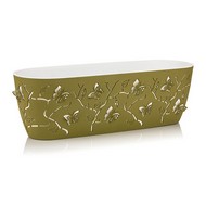 Кашпо Бабочки оливковое 7.1л