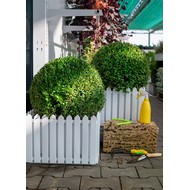 Кашпо Лардо квадратное (белое)