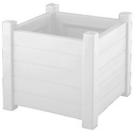 Кашпо Прованс квадратное (белый) 3731-МТ001