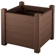 Кашпо Прованс квадратное (какао) 3731-МТ007