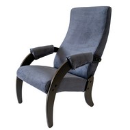 Кресло для отдыха Марта N3 (венге, ткань синий)