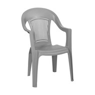 Кресло пластиковое Фламинго ЭП 752541 серое