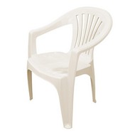 Кресло пластиковое Эфес белое