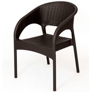 Кресло пластиковое Ola Dom (коричневое)