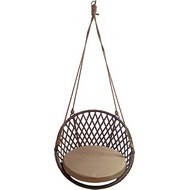 Кресло подвесное Майорка (темно-коричевый, бежевый) М455-МТ009