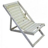 Кресло - шезлонг Альбатрос-2 деревянный (каркас светлое дерево)