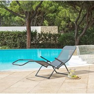 Кресло - шезлонг Капри (серый) WR1658