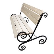 Лавочка садовая Завиток 1,5м