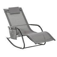 Лежак Джерси текстилен (серый) WR-T24