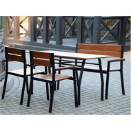 Набор мебели Эрвин (2 кресла, стол и скамья)