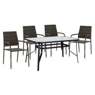 Набор плетеной мебели Гарда (серый) из искуственного ротанга