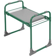 Скамейка садовая с мягким сидением (зеленый) СКМ/3