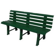 Скамья пластиковая (темно-зеленая)