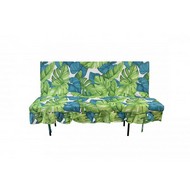 Мягкий элемент для качелей Палермо Премиум (зеленый, рисунок листья)