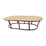 Стол МАМАСАН овальный без ротанга (коричневый)