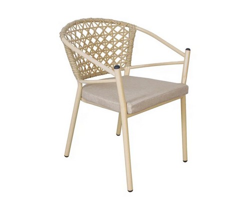 Стул Латте с подушкой (бежевый)