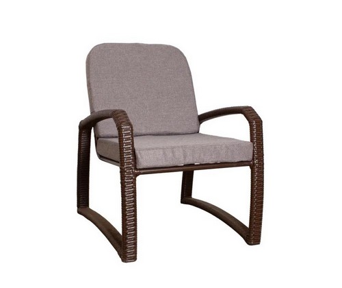 Кресло МИНСК с подушкой (коричневый)