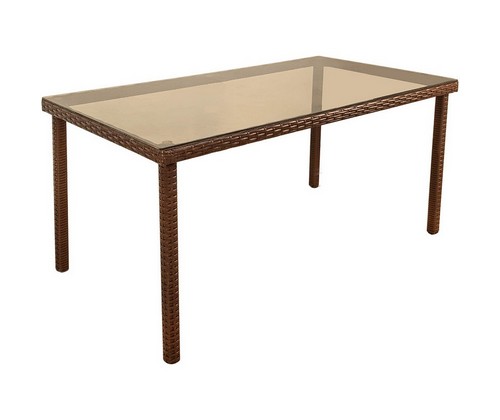 Стол Казань круглые ножки 1,6 м (коричневый)