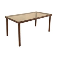 Стол Казань квадратные ножки 1,6 м (коричневый)