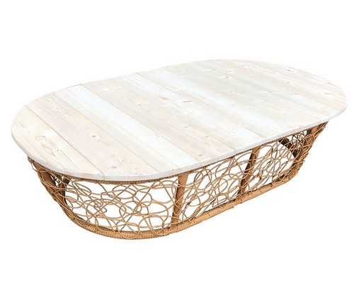 Стол кофейный Мамасан (ротанг)