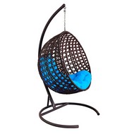 Кокон Круглый ротанг Люкс (коричневый)