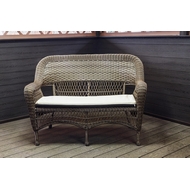 Двухместный диван из искусственного ротанга Мэдисон с подушкой на сиденье