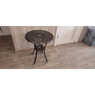 Кофейный круглый столик из литого алюминия Феникс Мини