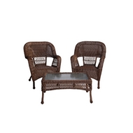 Комплект мебели для отдыха из искусственного ротанга Мэдисон (Medison) Balcony Set Мinimal Dark brоwn