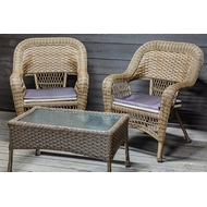 Комплект мебели из искусственного ротанга Мэдисон Balcony Set с подушками на сидение