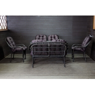 Комплект мебели из искусственного ротанга Мэдисон Нью Family Set с подушками на сидение и спинку