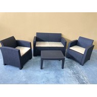 Комплект плетеной мебели под искусственный ротанг с 2-хместным диваном Калифорния (California) terrace set