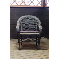 Кресло из искусственного ротанга Мэдисон Нью с подушками на сидение